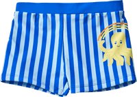 PUSBLU Badehose mit Oktopus-Motiv, blau, Gr. 86/92, 1 St