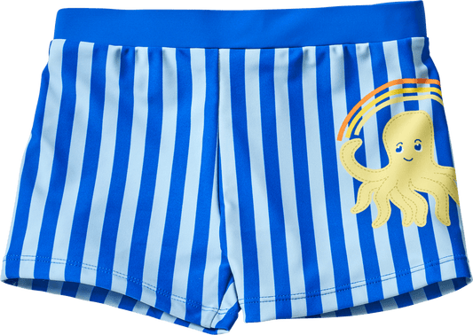 PUSBLU Badehose mit Oktopus-Motiv, blau, Gr. 86/92, 1 St