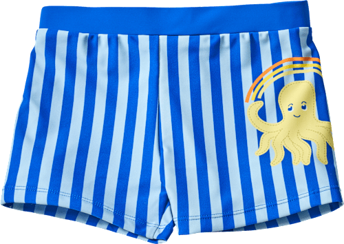 Badehose mit Oktopus-Motiv, blau, Gr. 98/104, 1 St