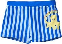 Badehose mit Oktopus-Motiv, blau, Gr. 98/104, 1 St