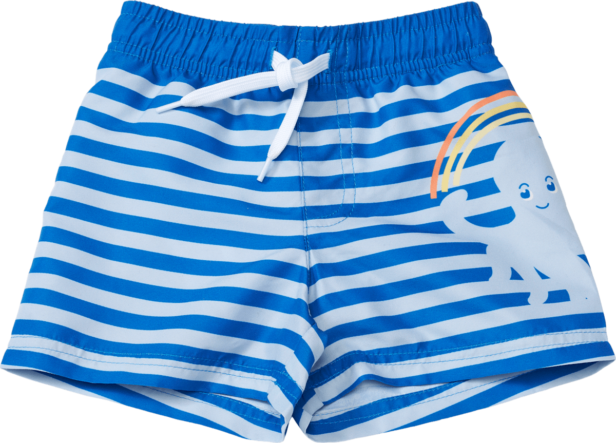 PUSBLU Badehose mit Oktopus-Motiv & Tasche, blau, Gr. 122/128, 1 St