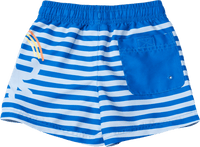 PUSBLU Badehose mit Oktopus-Motiv & Tasche, blau, Gr. 122/128, 1 St