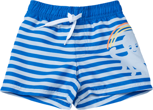 Badehose mit Oktopus-Motiv & Tasche, blau, Gr. 98/104, 1 St