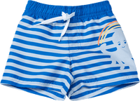 Badehose mit Oktopus-Motiv & Tasche, blau, Gr. 98/104, 1 St