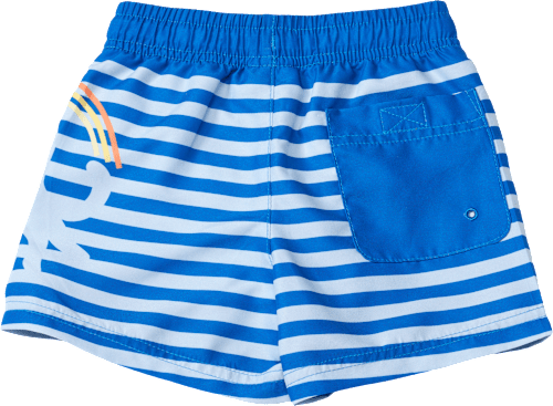 Badehose mit Oktopus-Motiv & Tasche, blau, Gr. 98/104, 1 St