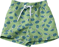 Maillot de bain PUSBLU à motif tortues, vert, taille 110/116, 1 pièce