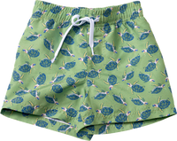 Badehose mit Schildkröten-Muster, grün, Gr. 98/104, 1 St