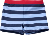 Badehose mit Streifen-Muster, blau, Gr. 98/104, 1 St