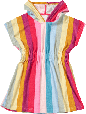 Badekleid mit Streifen-Muster, bunt, Gr. 98/104, 1 St