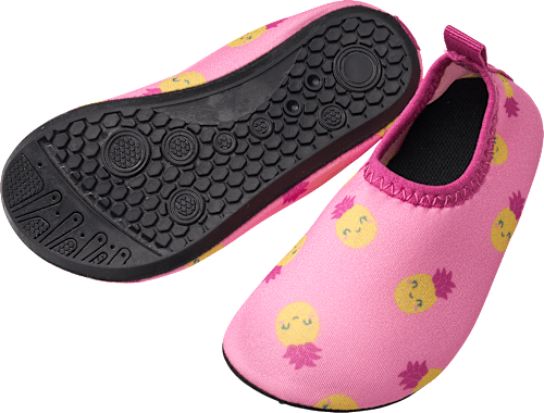 Badeschuhe mit Ananas-Muster, rosa, Gr. 23/24, 1 St