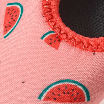 Badeschuhe mit Melonen-Muster, rosa, Gr. 25/26, 1 St PUSBLU