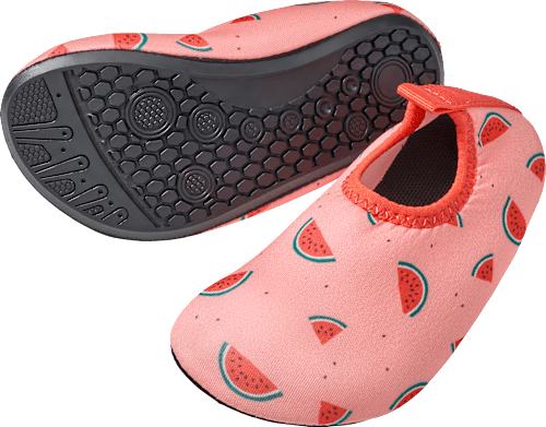 Badeschuhe mit Melonen-Muster, rosa, Gr. 25/26, 1 St PUSBLU