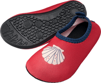 Badeschuhe mit Muschel-Motiv, rot, Gr. 23/24, 1 St
