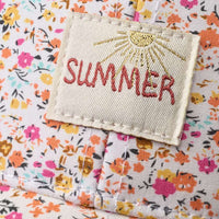 Basecap mit Blumen-Muster, bunt, Gr. 54/55, 1 St PUSBLU