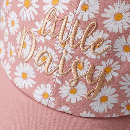 Basecap mit Blumen-Muster, rosa, Gr. 52/53, 1 St PUSBLU