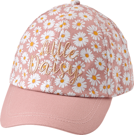 Basecap mit Blumen-Muster, rosa, Gr. 52/53, 1 St PUSBLU