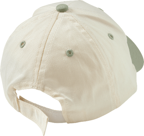 Basecap mit Dino-Motiv, beige +grün, Gr. 50/51, 1 St