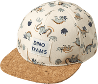Basecap mit Dino-Muster, beige, Gr. 54/55, 1 St PUSBLU