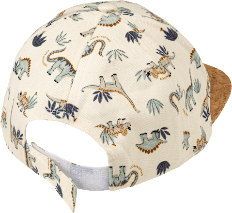 Basecap mit Dino-Muster, beige, Gr. 54/55, 1 St PUSBLU