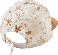 Basecap mit Korkschirm & Palmen-Muster, beige, Gr. 54/55, 1 St
