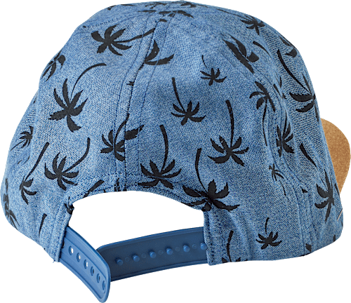 Basecap mit Palmen-Muster, blau, Gr. 54/55, 1 St PUSBLU