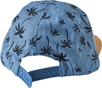 Basecap mit Palmen-Muster, blau, Gr. 54/55, 1 St PUSBLU