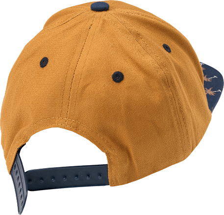 Basecap mit Palmen-Muster, orange + blau, 54/55, 1 St PUSBLU