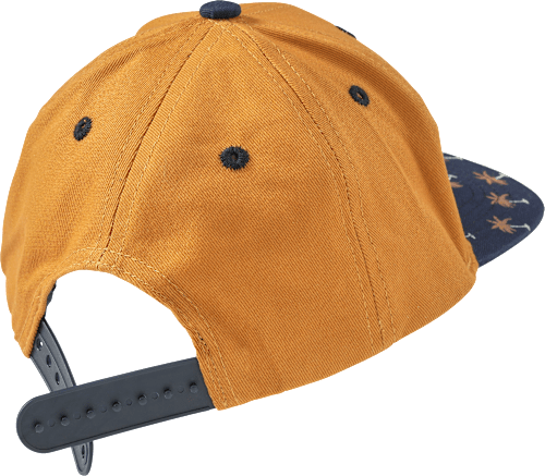 Basecap mit Palmen-Muster, orange & blau, Gr. 52/53, 1 St