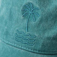 Basecap mit Palmen-Stickerei, grün, Gr. 54/55, 1 St PUSBLU