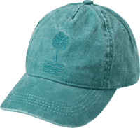 Basecap mit Palmen-Stickerei, grün, Gr. 54/55, 1 St PUSBLU