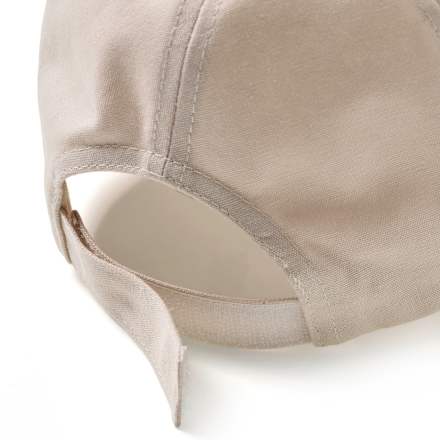 Basecap mit Regenbogen-Applikation, beige, Gr. 54/55, 1 St