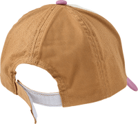 Basecap mit Regenbogen-Applikation, rosa & beige, Gr. 50/51, 1 St