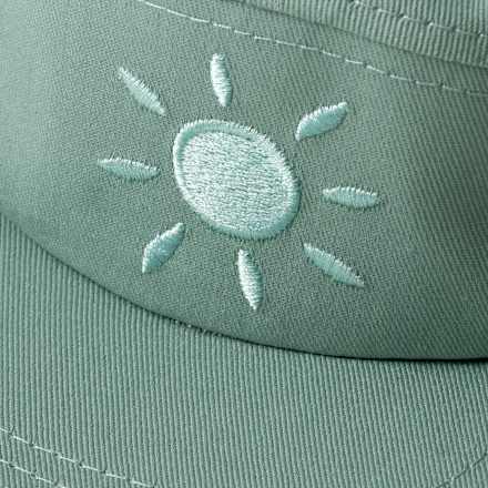 Basecap mit Sonnen-Applikation, grün, Gr. 46/47 PUSBLU