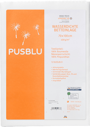 Betteinlage wasserdicht, ca. 70 x 100 cm, 1 St
