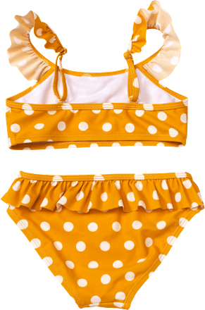 Bikini mit Punkte-Muster, gelb, Gr. 122/128, 1 St PUSBLU