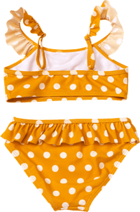 Bikini mit Punkte-Muster, gelb, Gr. 122/128, 1 St PUSBLU