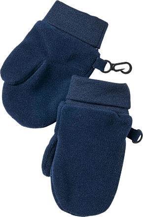 Fleece wanten, blauw, maat 2, 1 stuk