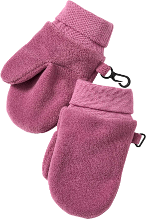 Fäustlinge aus Fleece, rosa, Gr. 2, 1 St