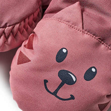 Fäustlinge mit Katzen-Motiv, rosa, Gr. 1, 1 St