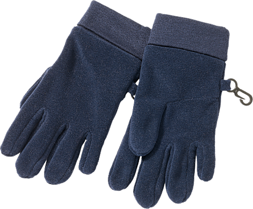 Fingerhandschuhe aus Fleece, blau, Gr. 3, 1 St