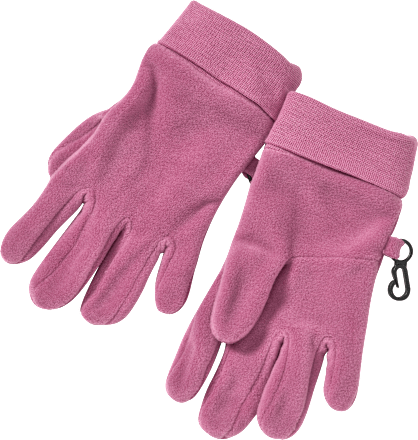 Fingerhandschuhe aus Fleece, rosa, Gr. 3, 1 St