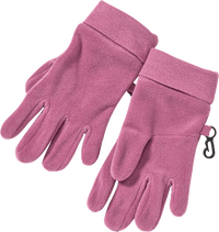 Fingerhandschuhe aus Fleece, rosa, Gr. 3, 1 St