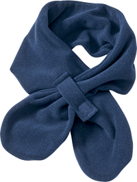 Fleeceschal mit Klettverschluss, blau, 1 St