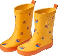 Gummistiefel mit Drachen-Muster, gelb, Gr. 28/29, 1 St