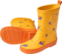 Gummistiefel mit Drachen-Muster, gelb, Gr. 28/29, 1 St