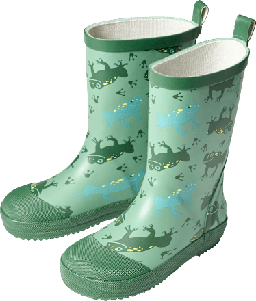 Gummistiefel mit Frosch-Muster, grün, Gr. 26/27, 1 St