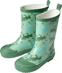 Gummistiefel mit Frosch-Muster, grün, Gr. 26/27, 1 St