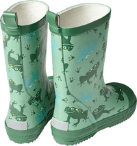 Gummistiefel mit Frosch-Muster, grün, Gr. 28/29, 1 St