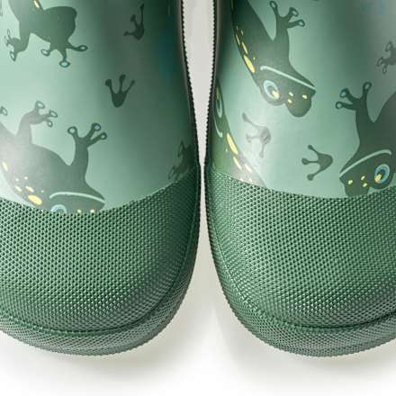 Gummistiefel mit Frosch-Muster, grün, Gr. 28/29, 1 St