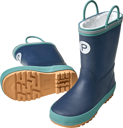 Gummistiefel mit Futter, blau, Gr. 28/29, 1 St